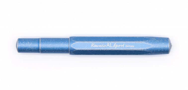 Роллер Kaweco AL Sport Stonewashed 0,7 мм, корпус синий состаренный