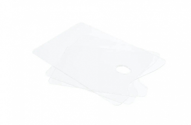 Палитра акриловая Туюкан прямоугольная, малая, 20х30 см, прозрачное оргстекло 2 мм 606x758