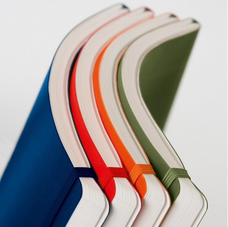 Записная книжка нелинованная Leuchtturm Rising Colours А5 123 стр., мягкая обложка теплый желтый
