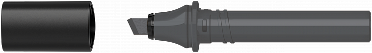 Картридж сменный Molotow "Sketcher" NG560 cо скошенным пером neutral grey 5 606x758