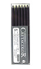 Набор стержней для цангового карандаша Cretacolor 6 шт 5,6 мм, 6B