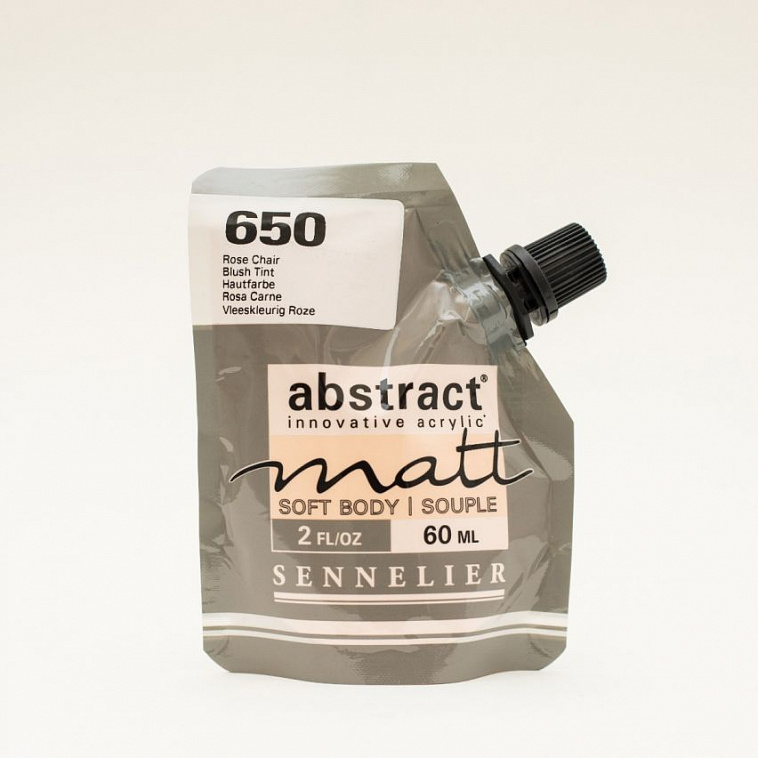 Акрил Sennelier "Abstract matt" 60 мл, бледно-розовый 606x758