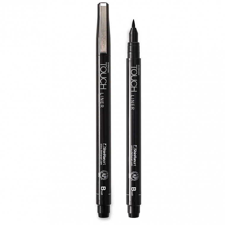 Линер Touch Liner Brush перо-кисть черный 606x758