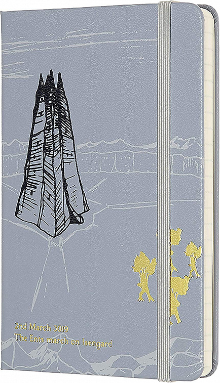 Записная книжка в линейку Moleskine "LE Lord of The Rings" Pocket 90х140 мм 192 стр., обложка серая