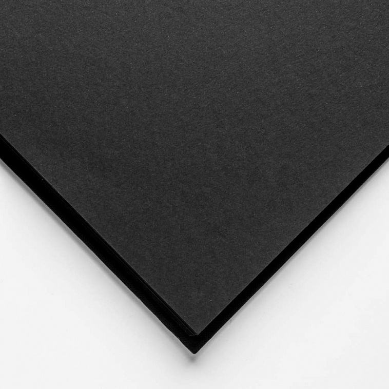 Скетчбук Seawhite Black Card Book портрет А4 40 стр 220 г черная бумага