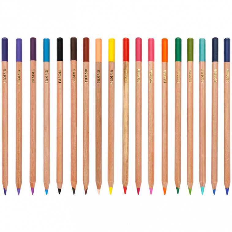 Набор карандашей цветных Гамма "Мультики" 18 цв., супермягкие, увелич. диаметр грифеля 4,0мм, заточе