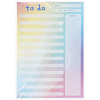 Блок для записей, склейка (To Do list) MESHU "Candy color" 14,8*21,0 см (А5), 50 л 1
