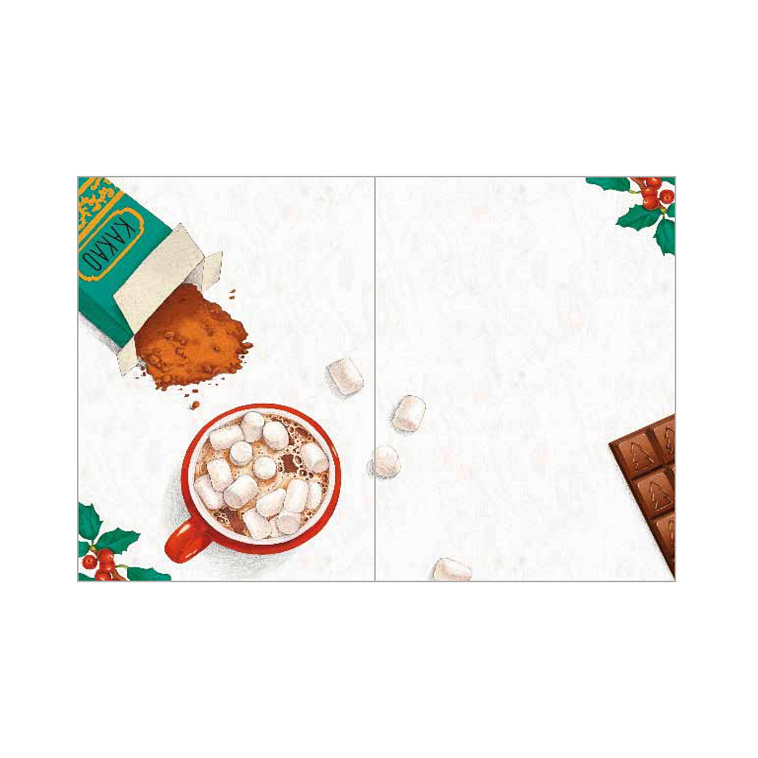 Открытка "НГ. Рецепт какао" 606x758