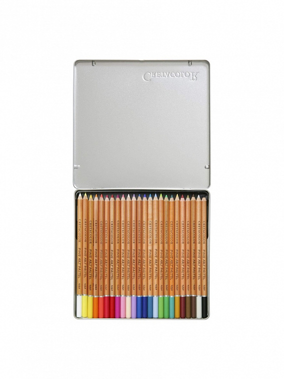 Набор карандашей пастельных Cretacolor "Fine Art Pastel" 24 шт в металлической коробке 