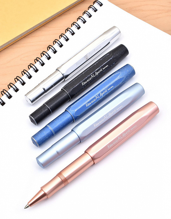 Роллер Kaweco AL Sport 0,7 мм, корпус розовое золото