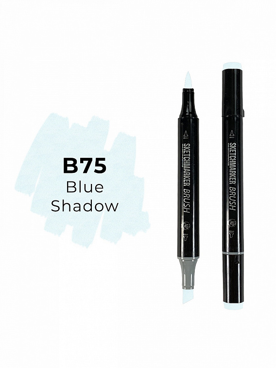 Маркер двухсторонний на спиртовой основе Sketchmarker Brush Цвет Синяя тень 606x758