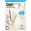 Блокнот-склейка Clairefontaine "Cray'ON" А3 50 л 120 г, мелкозернистый 1