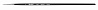 Кисть белка №1 круглая Roubloff "1417" длинная ручка, матовая