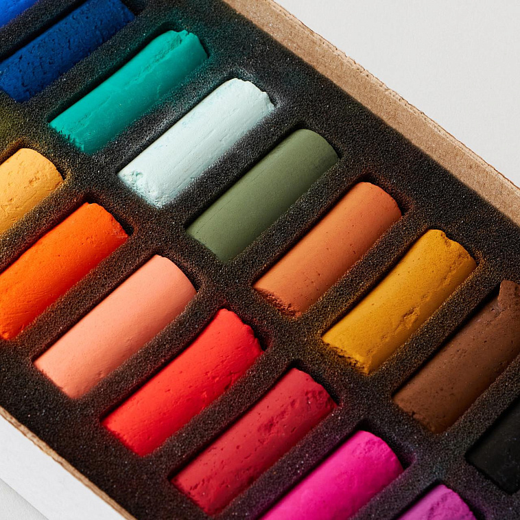 Набор сухой пастели Sennelier "A LECU" 20 цв 1/2, в картонной коробке 606x758