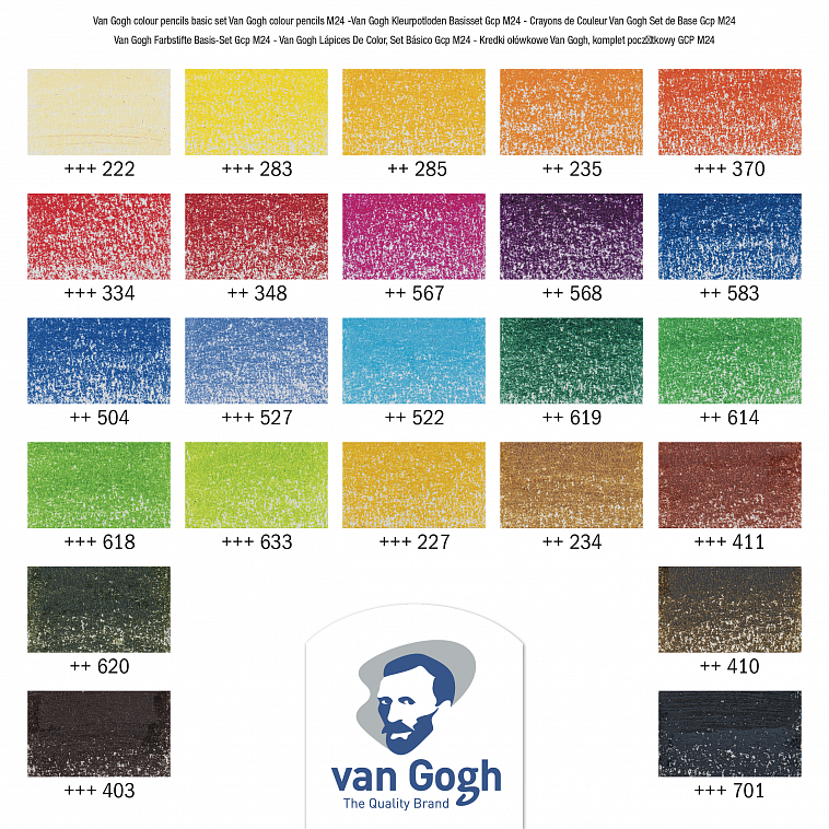 Набор карандашей цветных Talens "Van Gogh" 24 цв