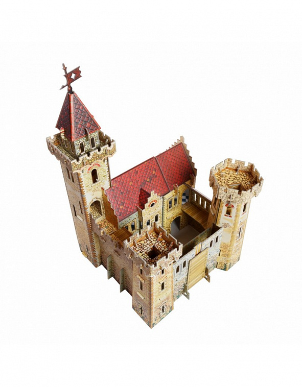Игровой набор из картона "Рыцарский замок"