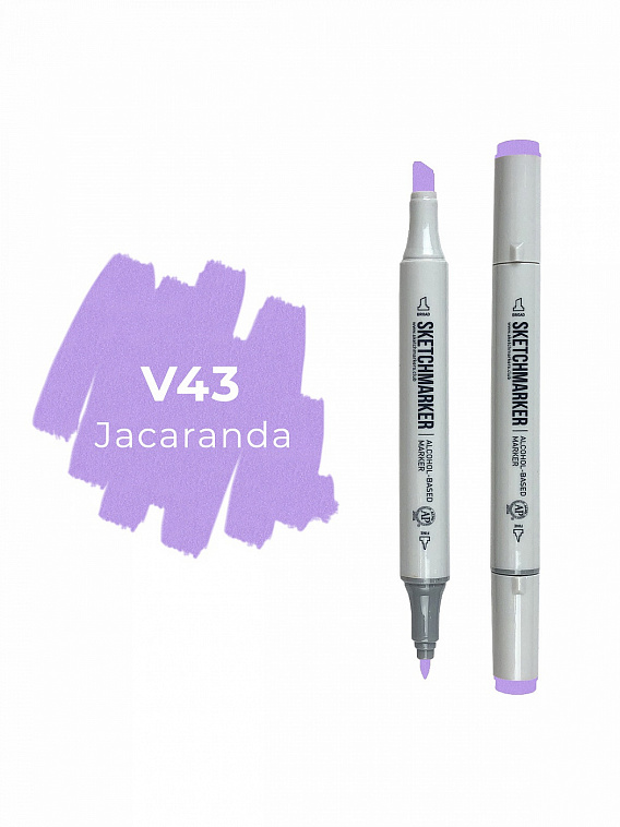 Маркер двухсторонний на спиртовой основе Sketchmarker Цвет Джакаранда 606x758
