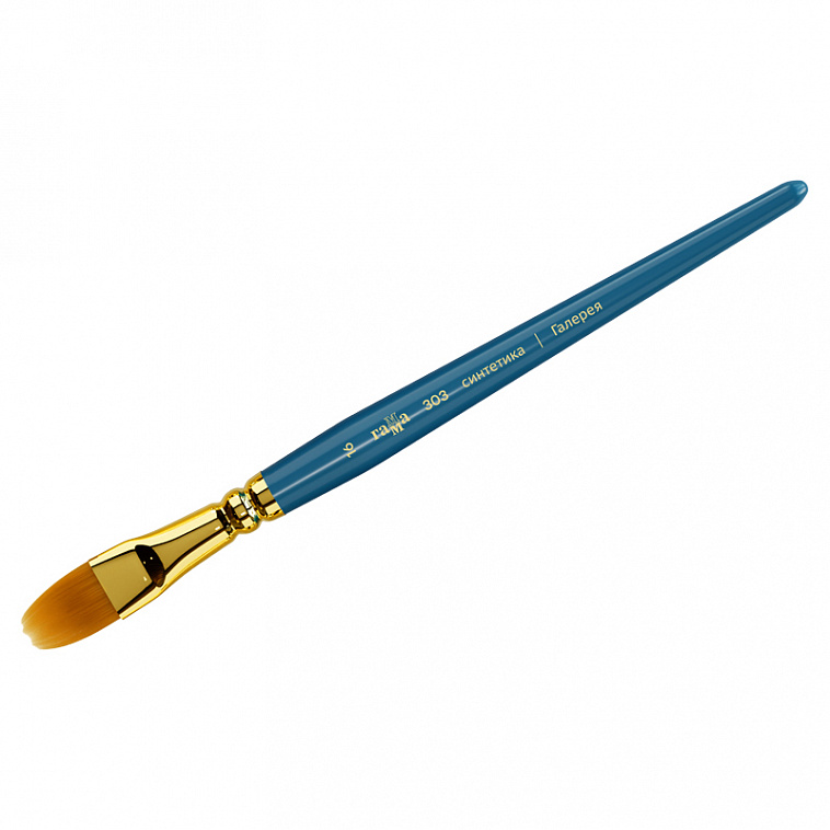 Кисть синтетика №16 овальная Гамма "Галерея" короткая ручка 606x758