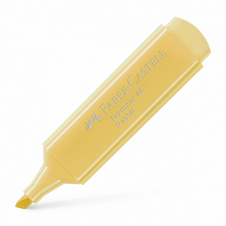 Текстовыделитель Faber-castell "46 Pastel" ванильный, 1-5 мм 606x758