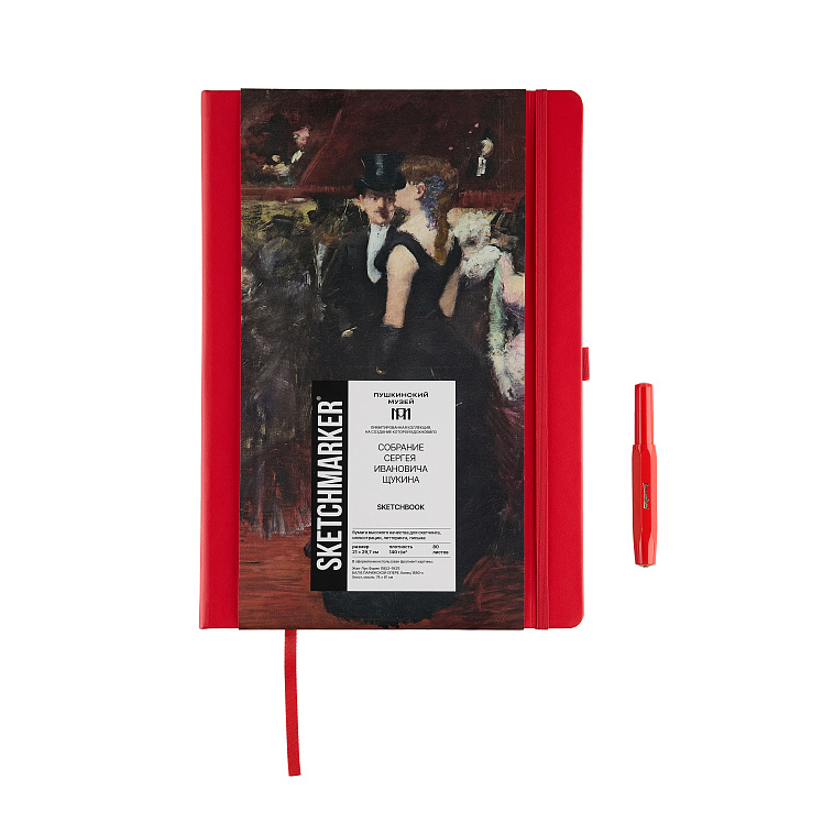 Блокнот для зарисовок SKETCHMARKER & Pushkinskiy 21*30 см 80 л 140 г Жан-Луи Форен 606x758