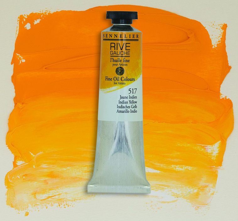 Масло Sennelier "Rive Gauche" 40 мл индийский желтый 606x758