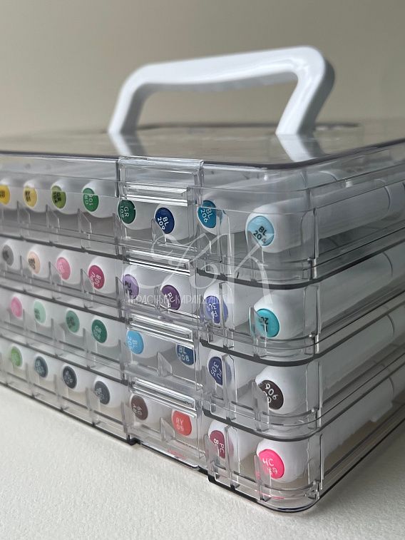 Набор маркеров акриловые Languo, 48 цветов 606x758