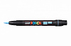 Маркер UNI "POSCA" PCF-350, кисть, цвет голубой 1