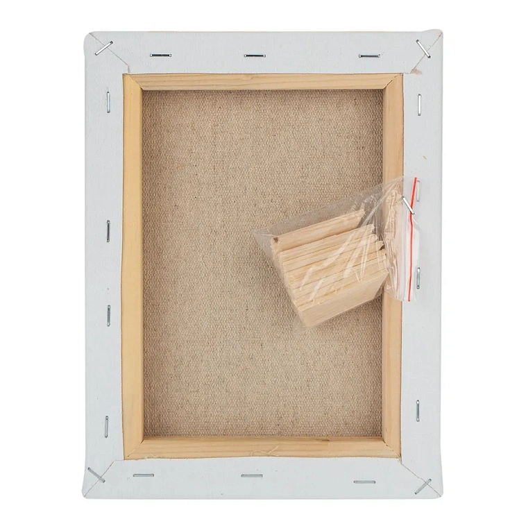 Холст на подрамнике грунтованный "Сонет" 18х24 см, 425 г, 45% хлопок 55% лён, среднее зерно 606x758