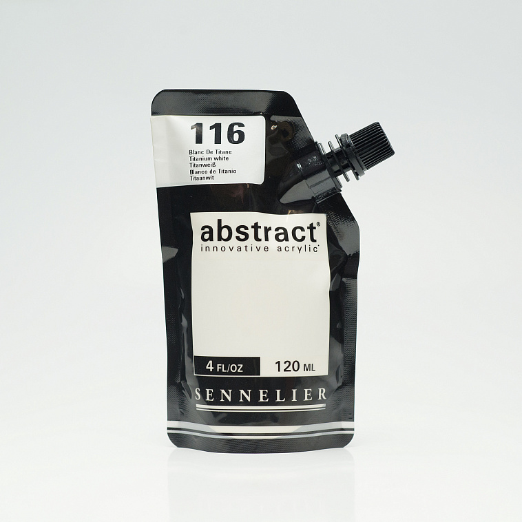 Акрил Sennelier "Abstract" 120 мл белила титановые  606x758