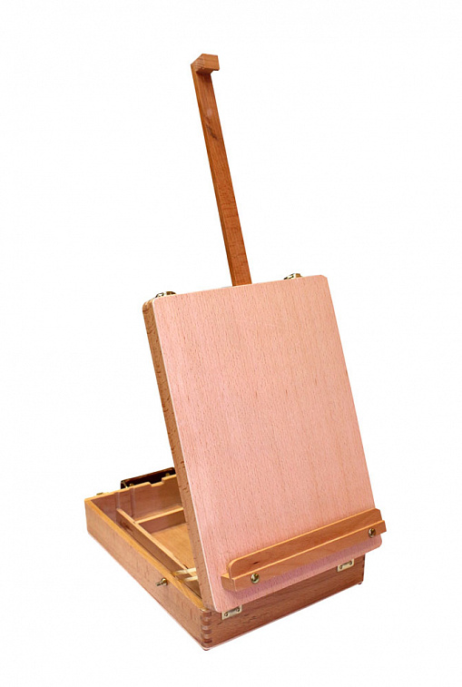 Этюдник деревянный (вяз) без ножек 39х26х12,7 см