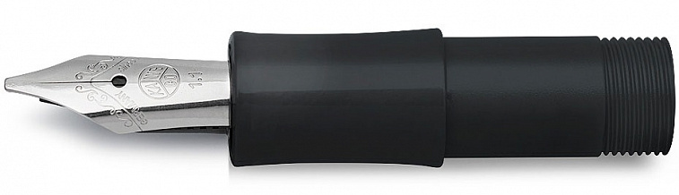 Пишущий узел для перьевой ручки Kaweco, CALLIGRAPHY - сдвоенный наконечник, черный/стальной
