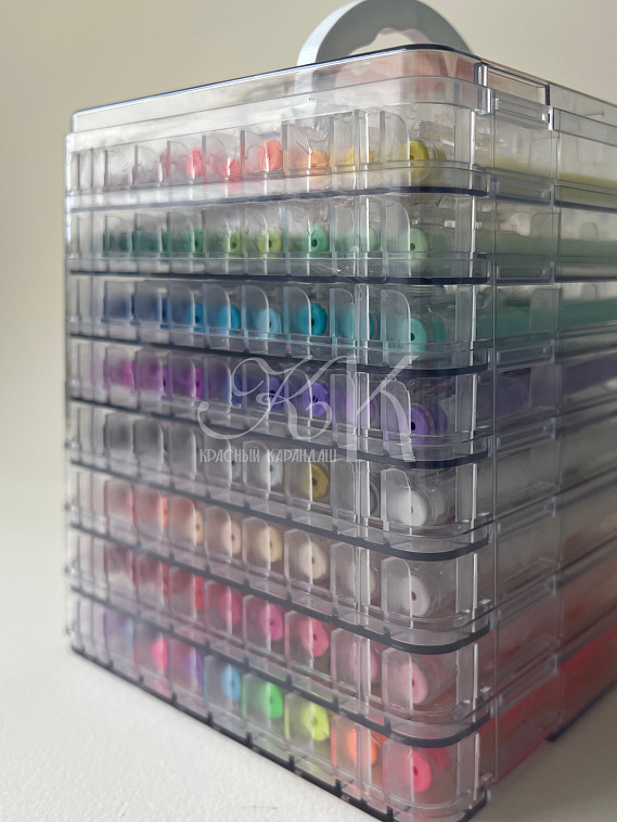 Набор ручек гелевых Languo, 0,6 мм, 72 цвета 606x758