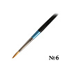 Кисть синтетика №6 круглая Daler-Rowney "AQUAFINE" короткая ручка