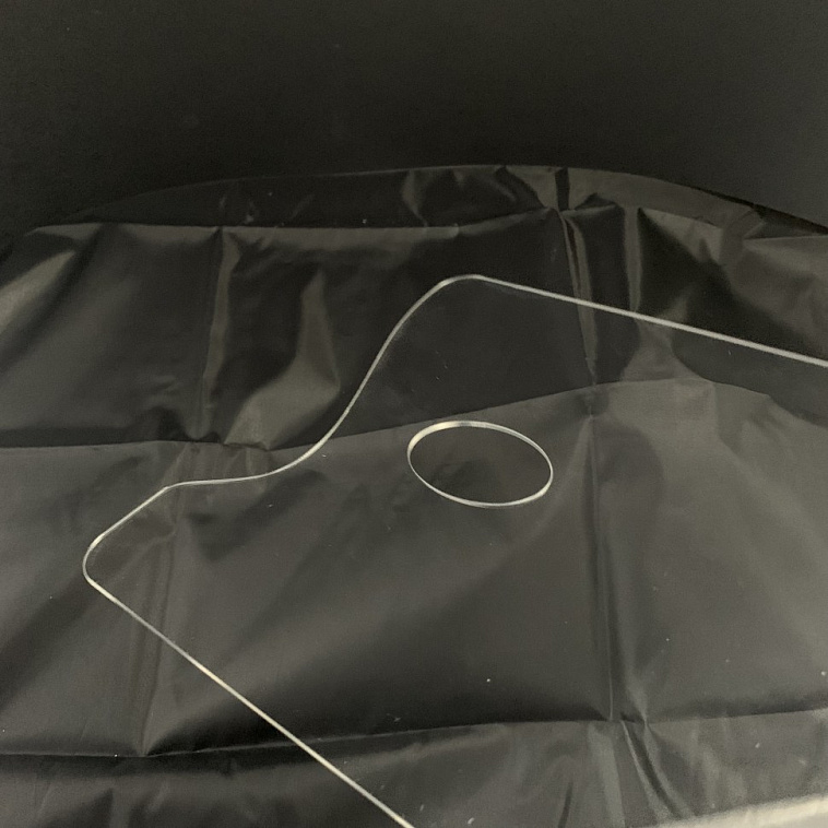 Палитра акриловая Туюкан прямоугольная, малая, 20х30 см, прозрачное оргстекло 2 мм 606x758