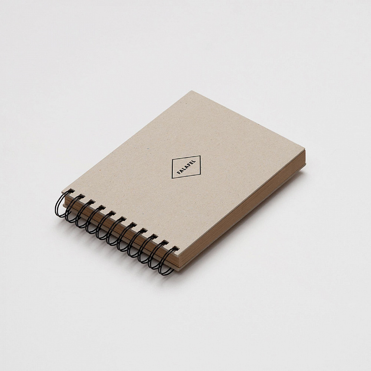 Скетчбук FALAFEL BOOKS S5 Grey Craftpaper, 50л, 200г