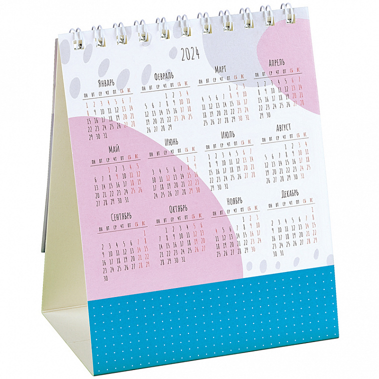 Календарь-домик MESHU "Kawaii", на гребне, 2023 г