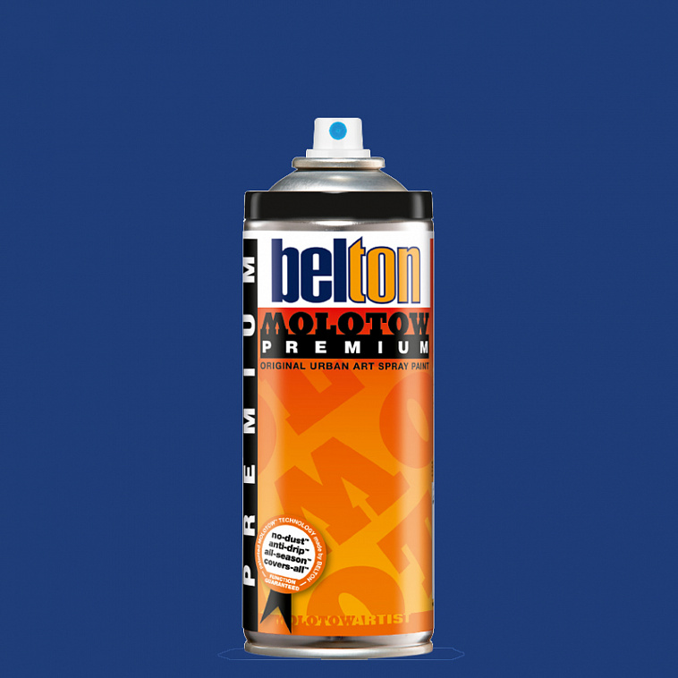Аэрозольная краска Molotow Premium "belton" 400 мл #102 navy blue 606x758