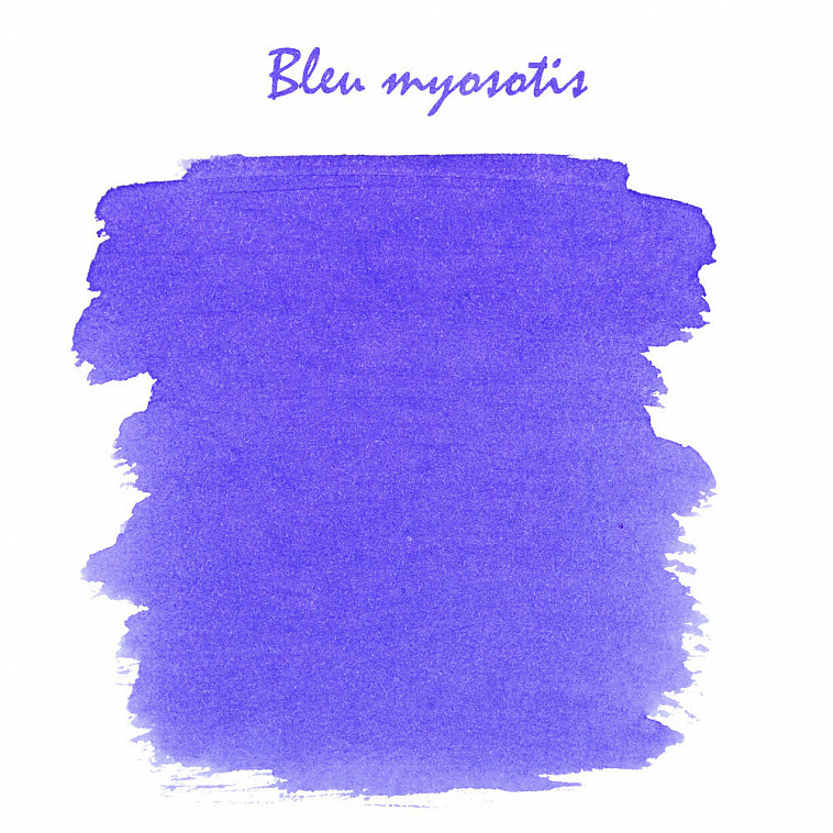 Набор картриджей для перьевой ручки Herbin, Bleu myosotis Фиолетово-синий, 6 шт 606x758