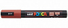 Маркер UNI "POSCA" PC-5M, 1,8-2,5 мм, наконечник пулевидный, цвет рубиновый