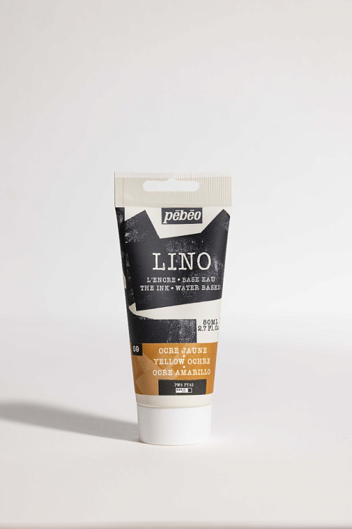 Краска для линогравюры Pebeo "LINO" 80 мл, охра желтая 606x758