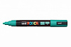 Маркер UNI "POSCA" PC-5M, 1,8-2,5 мм, наконечник пулевидный, цвет изумрудно-зеленый 1
