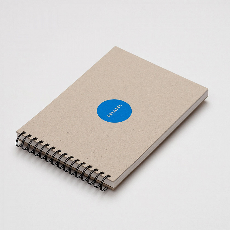 Скетчбук FALAFEL BOOKS S5 Grey Aquarelle, 50л, 200г