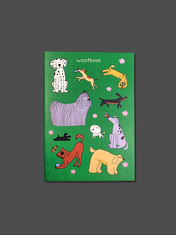 Тетрадь в клетку "Woofbook" А5 606x758