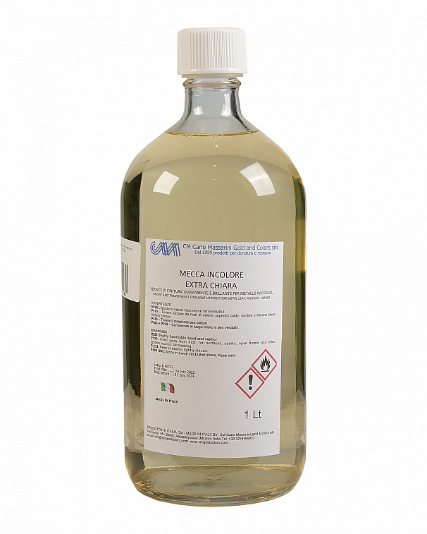 Лак для золочения Masserini защитный бесцветный 1000 мл, стеклянная бутылка