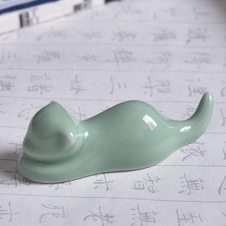 Подставка для кистей "Котик № 2. Бледно-зеленый 606x758