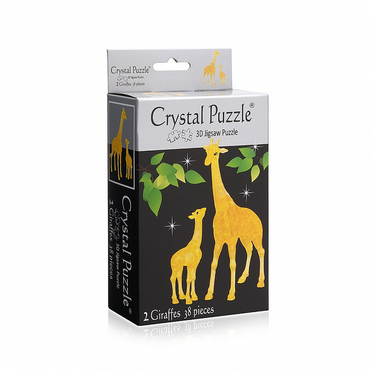 Головоломка Crystal puzzle 3D "Два жирафа"