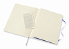 Записная книжка нелинованная Moleskine "Classic Soft" XLarge 19х25 см 192 стр., обложка мягкая голуб 5