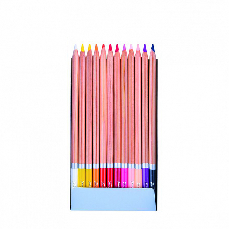 Набор карандашей акварельных "Белые Ночи" 24 цвета, в жестяном пенале