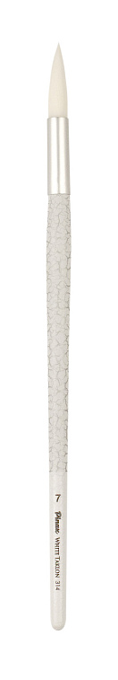 Кисть синтетика №7 круглая Pinax "WHITE TAKLON 314" 606x758