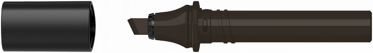 Картридж сменный Molotow "Sketcher" WG595 cо скошенным пером warm grey 6 606x758